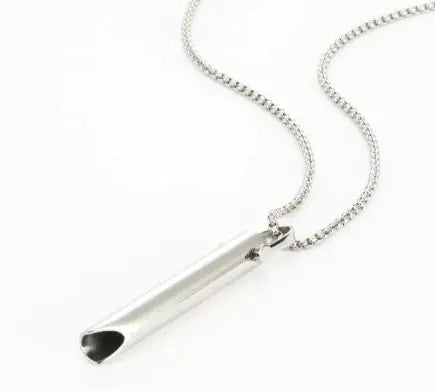 Breathing Relieve Pressure Stainless Steel Decompression Necklace